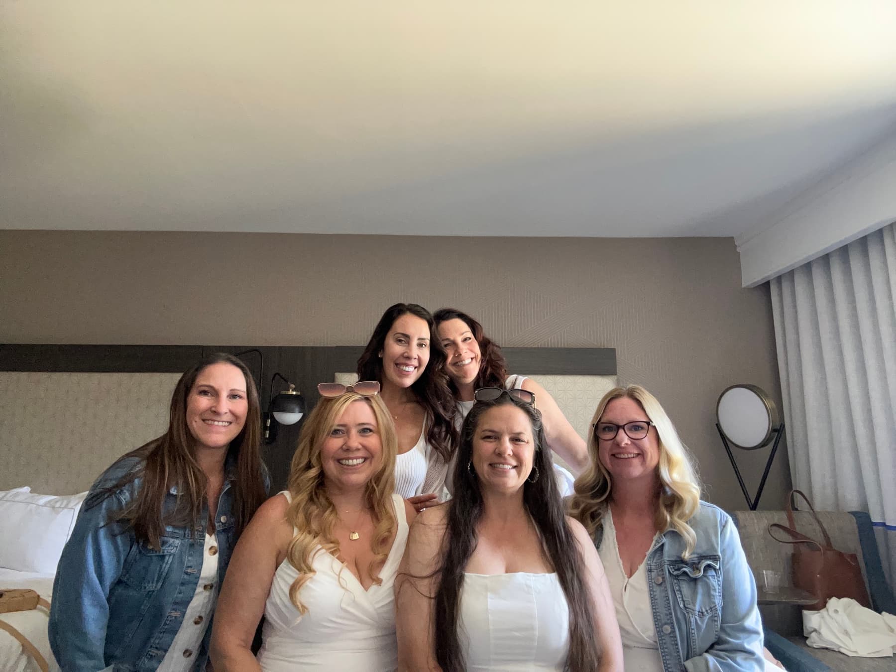 Carrie Phillips smiling with friends